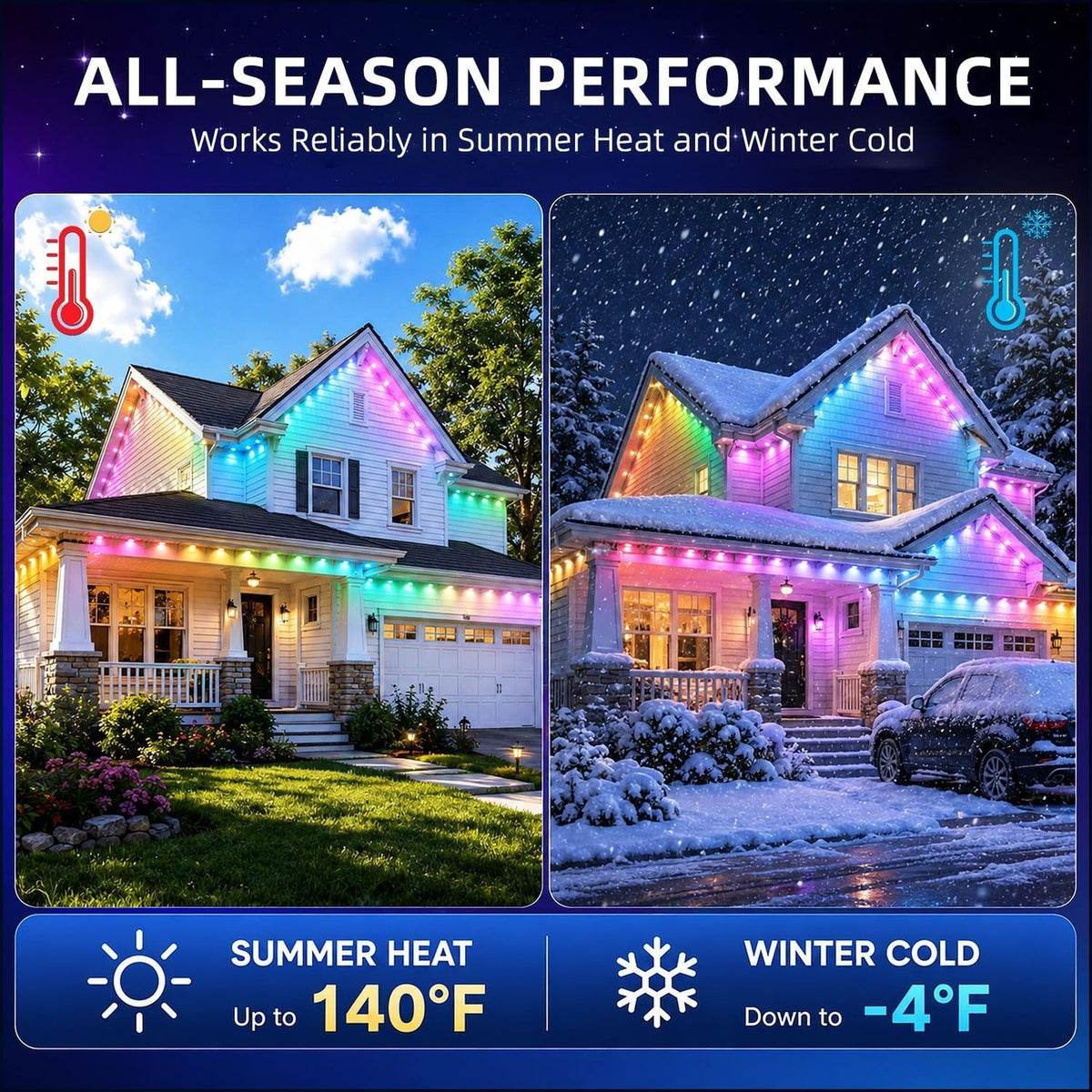 All-season performance in heat and cold